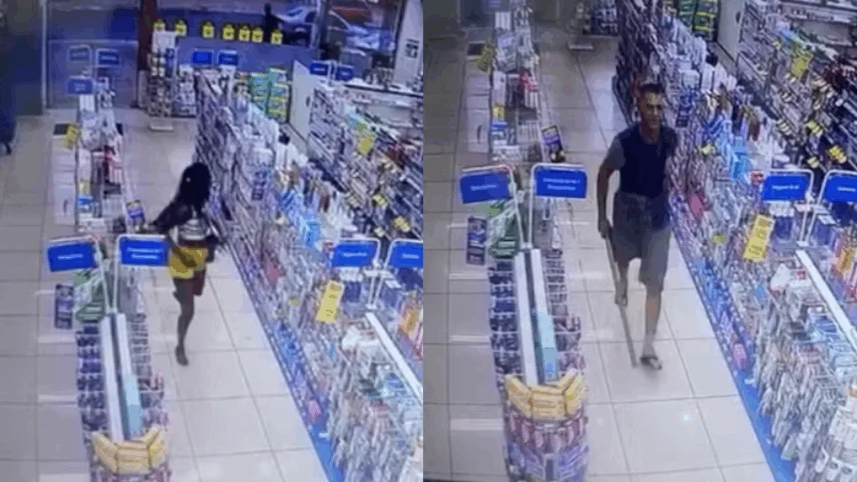 VEJA VÍDEO: mulher é ameaçada e agredida com pedaço de madeira pelo vizinho