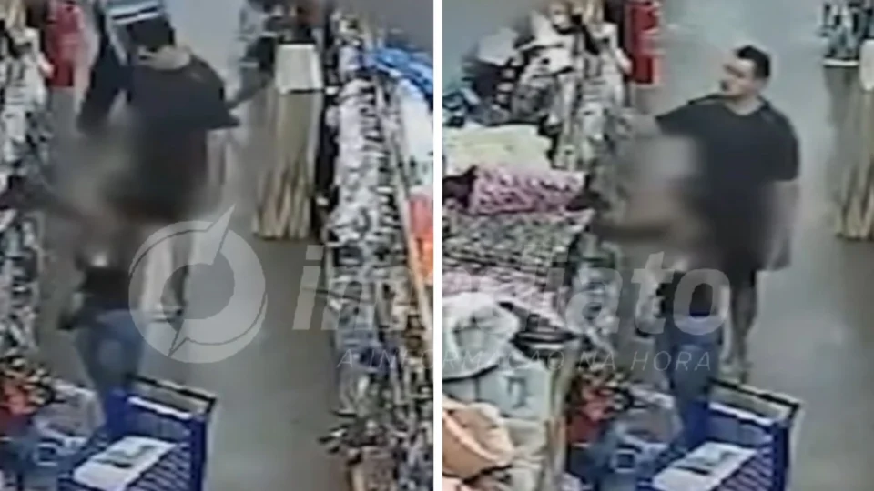 Veja Vídeo: homem abaixa bermuda e expõe pênis perto de mulher em comércio