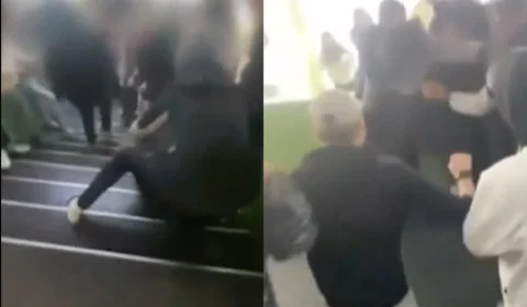 VEJA VÍDEO: aluno é espancado dentro de escola após briga por cigarro eletrônico