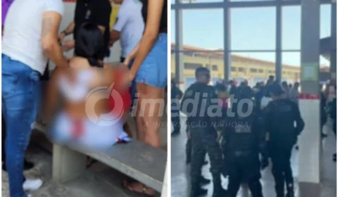 Homem é baleado por PM após tentar matar a ex-companheira em local de votação