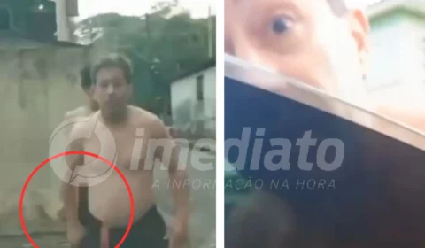 VÍDEO: funcionário da Vivo é ameaçado com arma de fogo durante serviço técnico no bairro Alvorada