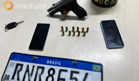 Polícia prende três homens e recupera arma de policial militar em Manaus