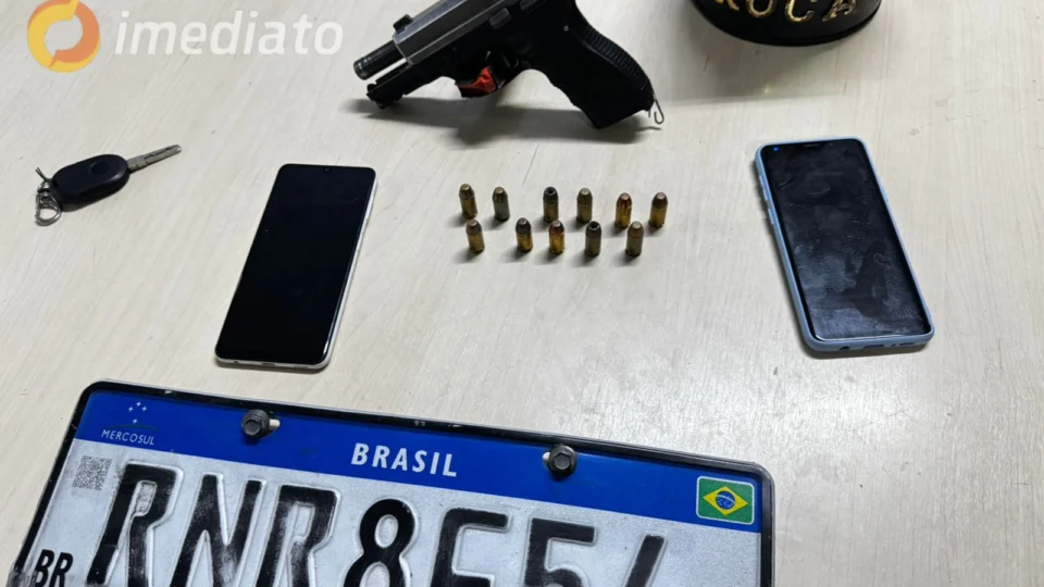 Polícia prende três homens e recupera arma de policial militar em Manaus