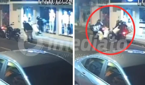 VEJA VÍDEO: grupo de criminosos fazem a ‘limpa’ em loja no bairro Alvorada