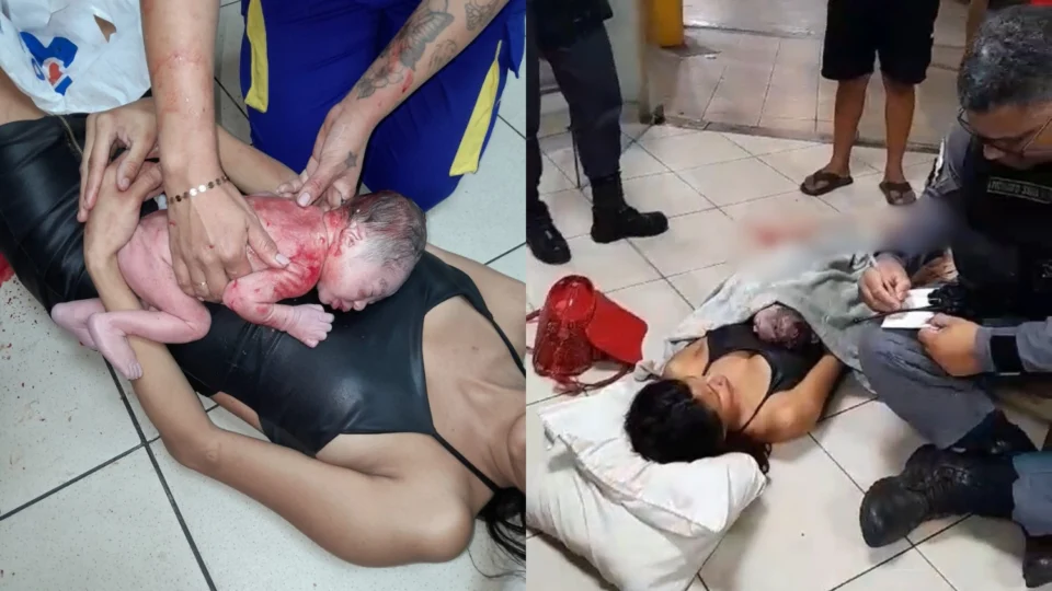 Vídeo: bebê nasce em loja de conveniência de posto de gasolina na Av. Recife