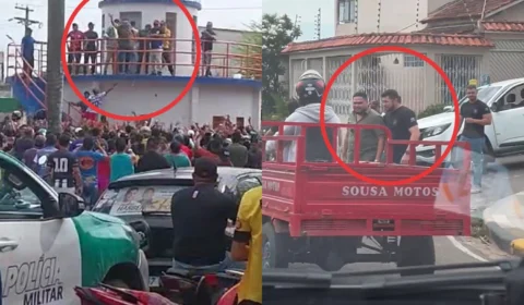 Vídeo: candidato à prefeitura de Coari, Raione Cabral, é preso após jogar dinheiro em praça pública