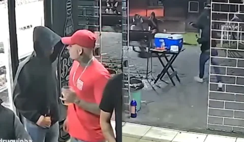 Vídeo: homem morre após ser atingido por sete tiros durante briga em bar no Paraná