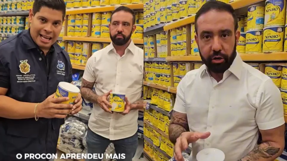 Deputado Mário César e Procon-AM alertam sobre falsificação de leite em pó em Manaus