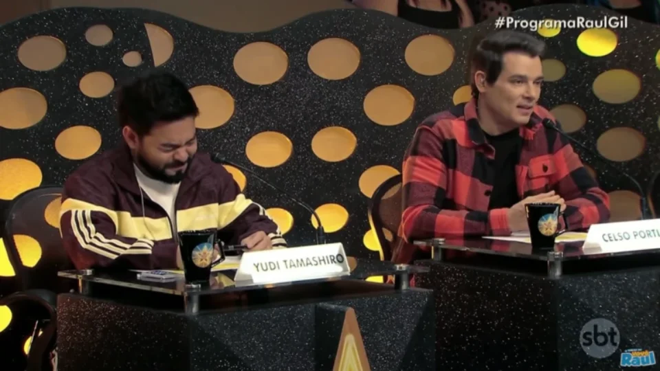 Celso Portiolli fala de bronca de Silvio Santos e faz Yudi Tamashiro chorar no Programa Raul Gil