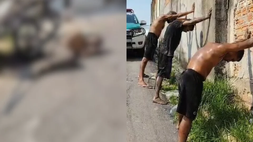 Vídeo: PMs salvam homem que iria ser morto pelo tribunal do crime na Praça 14