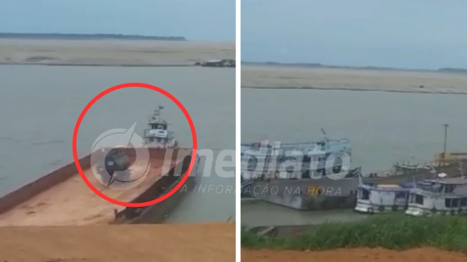 VEJA VÍDEO: morador registra imagens antes de barranco desmoronar em Manacapuru