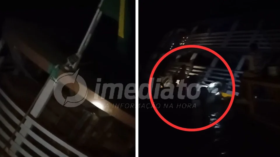 VEJA VÍDEOS: Embarcação naufraga em rio nas proximidades de Manacapuru