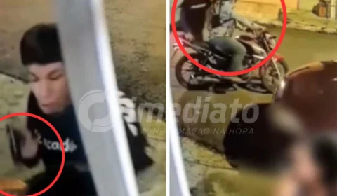 VEJA VÍDEO: bandido armado rende moradores e leva celulares no bairro São Jorge