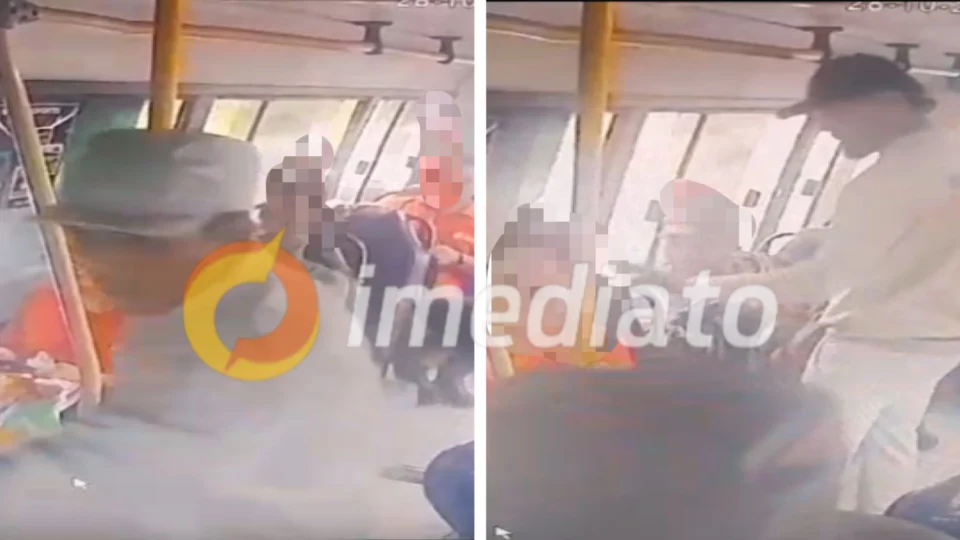 VEJA VÍDEOS: bandidos causam o terror em assalto a micro-ônibus ‘Amarelinho’ em Manaus