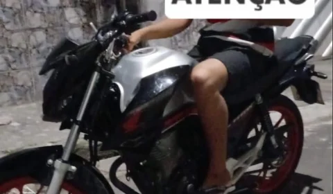 VÍDEO: bandidos roubam moto no bairro Monte Sião e proprietário pede ajuda para encontrá-la