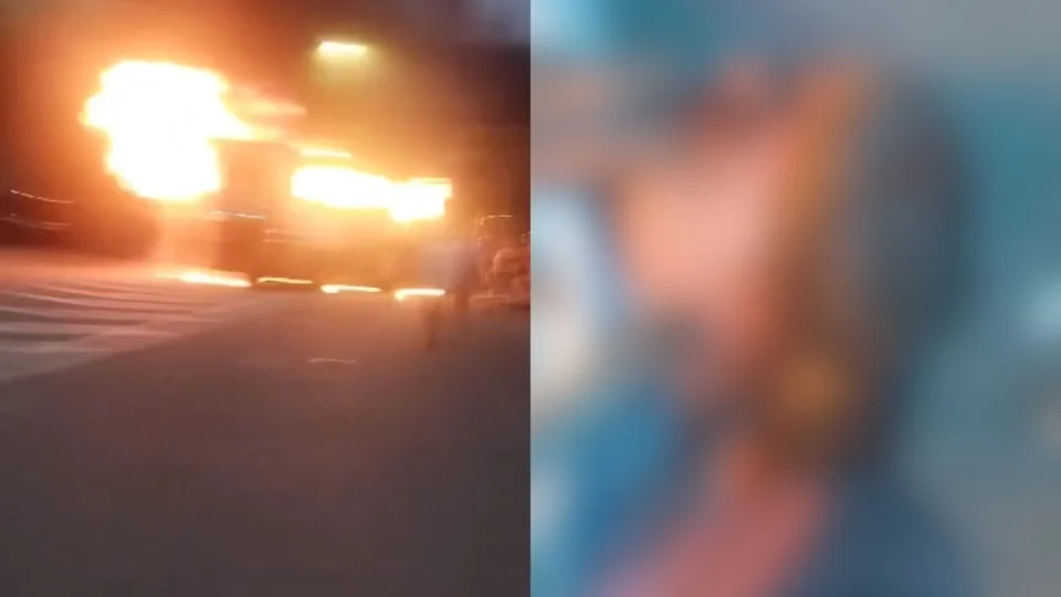 Vídeos fortes: torcida do Palmeiras mata homem, deixa cruzeirenses feridos e ateia fogo em ônibus em São Paulo