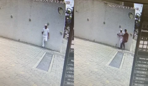 Vídeo: funcionário de hotel é morto a facadas enquanto fumava em frente ao local de trabalho