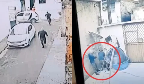Vídeos: veja o momento que o vulgo ‘Maca’ é fuzilado no Corado