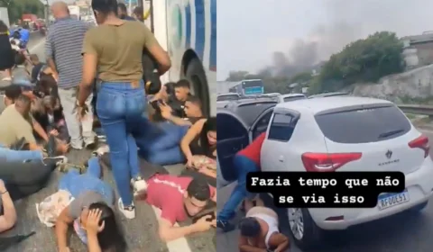 Vídeo: tiroteio no Rio fecha Avenida Brasil e deixa população em pânico