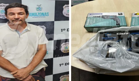 Homem é preso após tentar furtar ferramentas de supermercado em Manaus