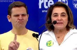 Candidato a vice de David Almeida comete violência política de gênero ao vivo em debate