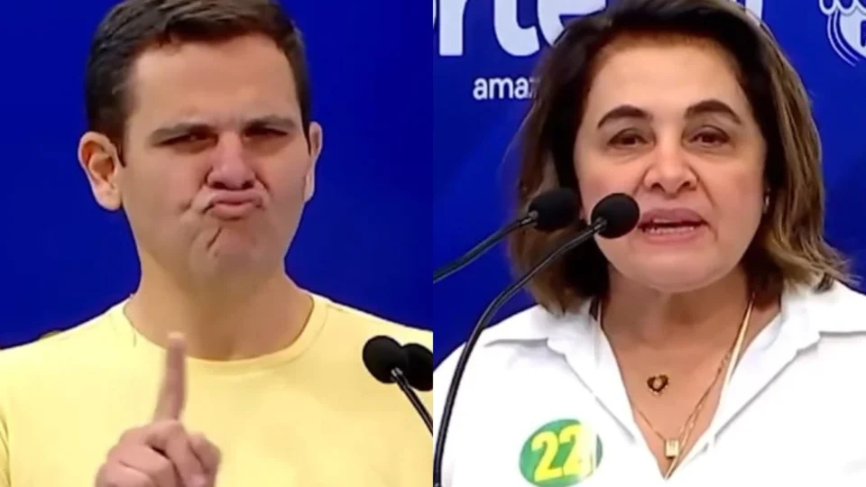 Candidato a vice de David Almeida comete violência política de gênero ao vivo em debate