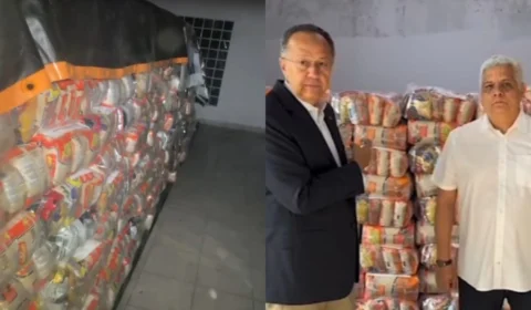 Supostas cestas para compra de votos eram doações do Governo Federal para afetados pela seca no AM