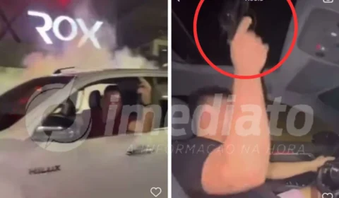 VEJA VÍDEO: grupo de vândalos tocam o terror com atos de violência em ruas de Manaus