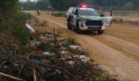Vídeos; Homem é encontrado morto com sinais de tortura no ramal do Brasileirinho