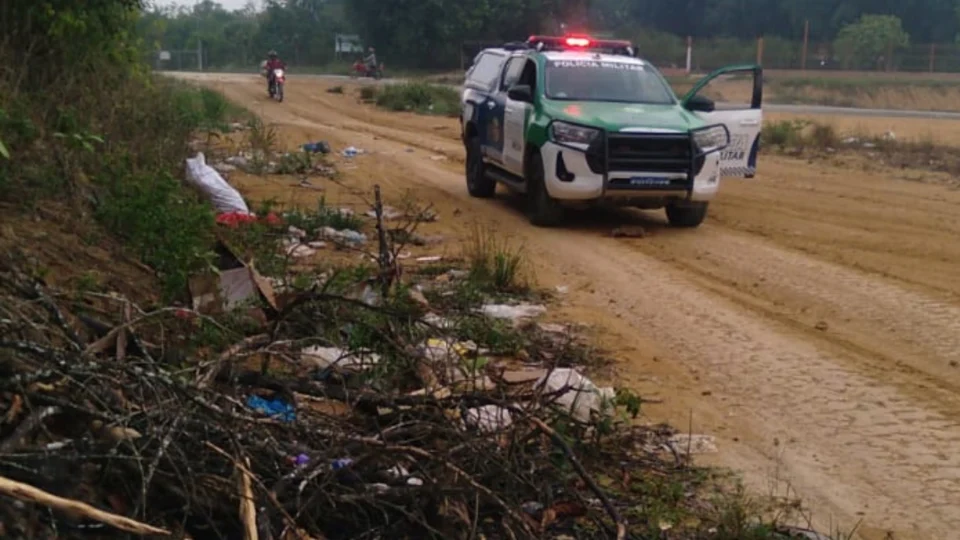 Vídeos; Homem é encontrado morto com sinais de tortura no ramal do Brasileirinho