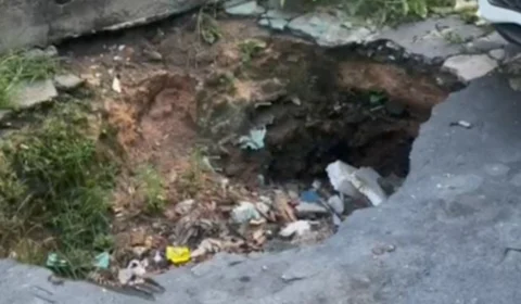 Moradores do bairro Cachoeirinha enfrentam problemas com buracos e rachaduras no asfalto
