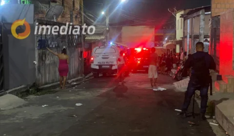 Homem é assassinado a tiros por criminosos  no bairro Tancredo Neves