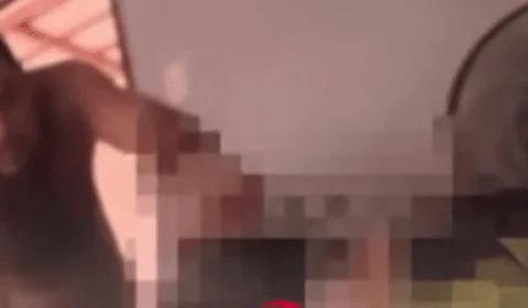 VEJA VÍDEO: homem é flagrado abusando de mulher que estava dormindo