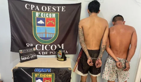 Operação policial resulta na prisão de dois foragidos no bairro Compensa