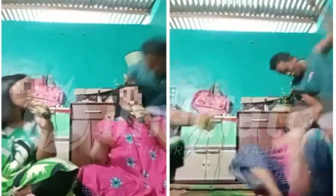 VEJA VÍDEO: marido mata esposa a facadas durante transmissão de karaokê em família