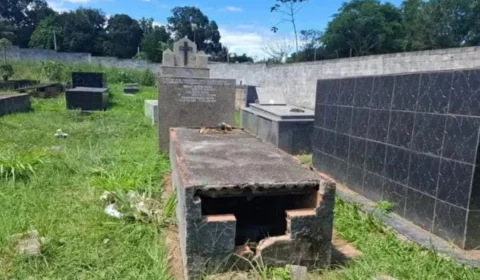 Corpo de bebê é roubado de sepultura no cemitério de Magé no Rio de Janeiro