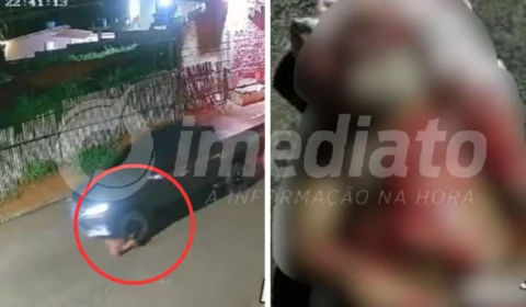 VEJA VÍDEO: idoso de 62 anos é atropelado e arrastado por caminhonete ao tentar atravessar rua