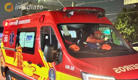 Idosa fica gravemente ferida após ser atropelada por moto no bairro Cachoeirinha