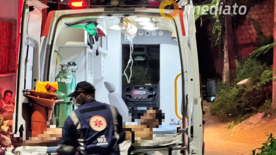 Suspeito de envolvimento em ataque a base de segurança no Mundo Novo é socorrido pelo Samu