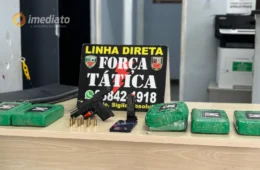 Homem é preso com drogas e arma após denúncia anônima na Zona Norte de Manaus