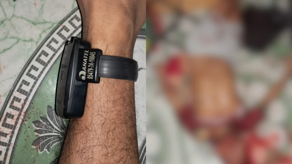 Fotos: homem com tornozeleira eletrônica é executado dentro de casa