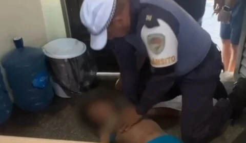 Vídeo: PM resgata menina de 9 anos de afogamento em Manaus