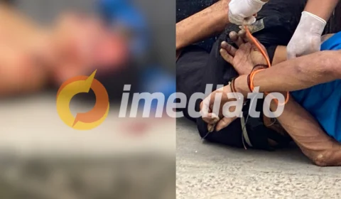 Vídeo: Corpo com mãos amarradas e marcas de tiros na cabeça é encontrado em beco na Compensa