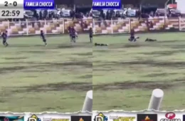 Vídeo: goleiro peruano morre durante partida após ser atingido por raio em campo