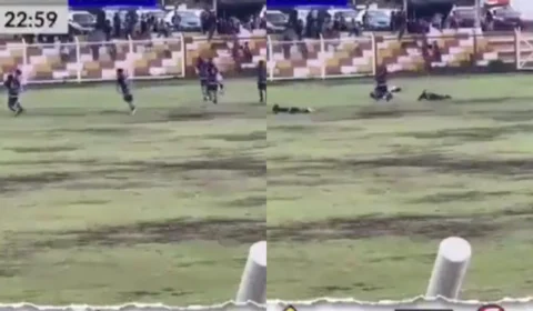Vídeo: goleiro peruano morre durante partida após ser atingido por raio em campo