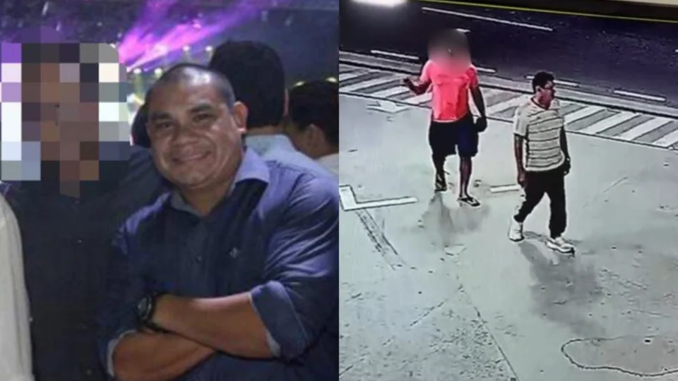 Vídeo mostra sargento Elizeu da Paz acompanhado de um homem momentos de ser baleado na cabeça