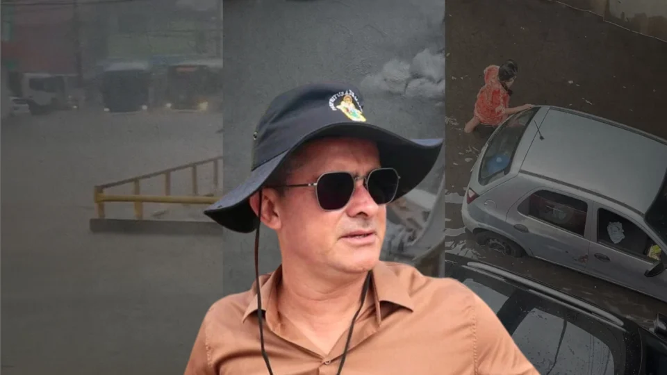 David Almeida esquece obras de drenagem e as seis zonas de Manaus sofrem com alagações