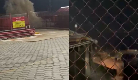 Vídeo: erosão causa desabamento de ponte no Porto Chibatão