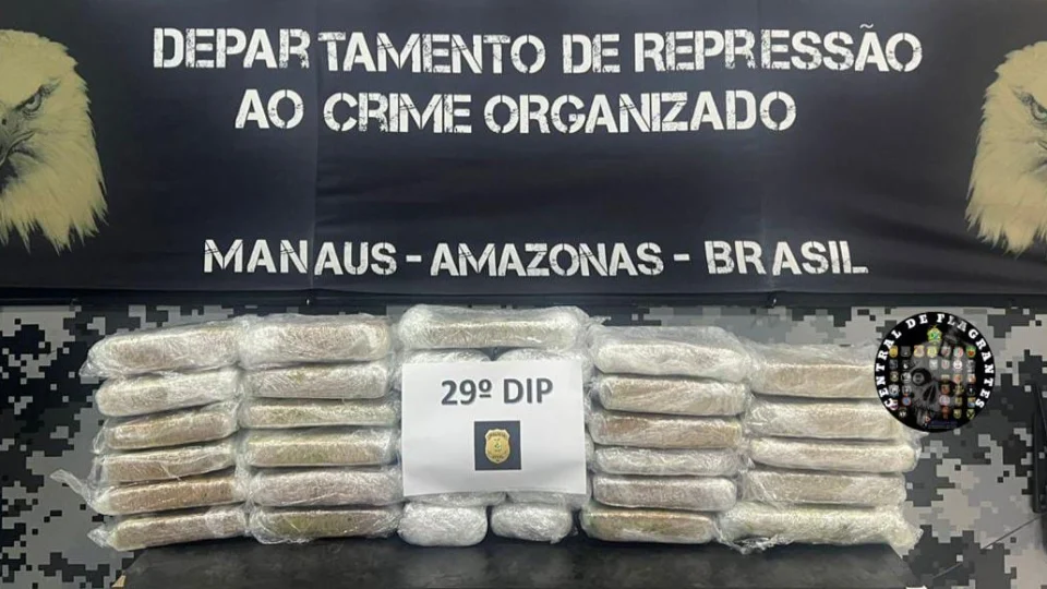 Casal é preso com 34kg de maconha no bairro Mauazinho