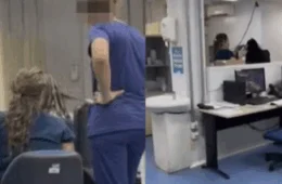 VEJA VÍDEO: profissionais de saúde fazem babyliss durante atendimento em UPA